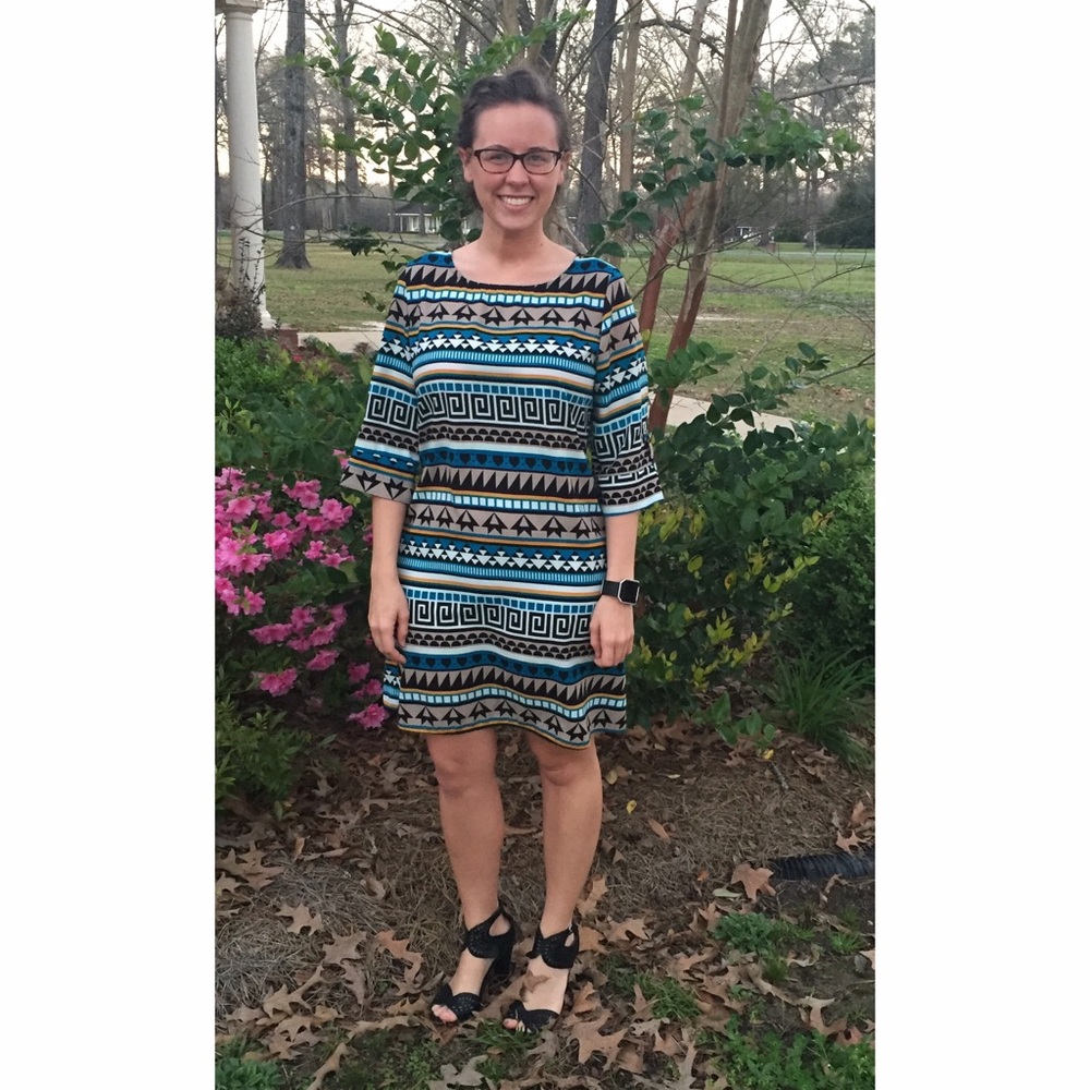 Aztec Slip Dress
