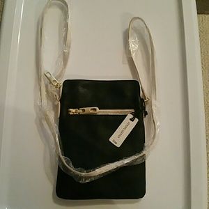 Gap Leather 2 tone crossbody