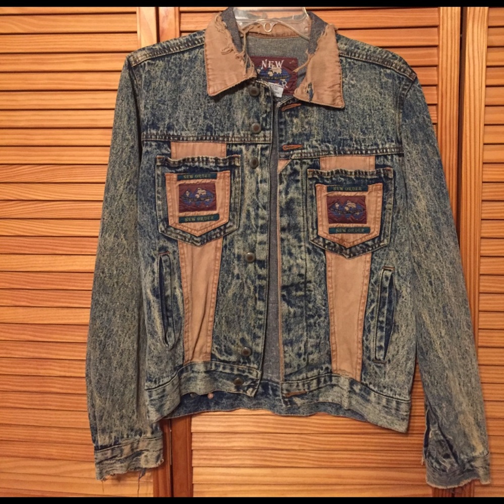 New Order Sz Small Denim jacket USA
