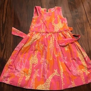 Like new Lilly Pulitzer girls giraffe dress