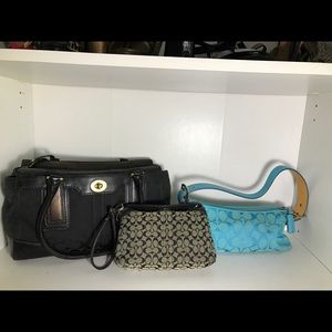 Coach Bundle - Turquoise bag not included