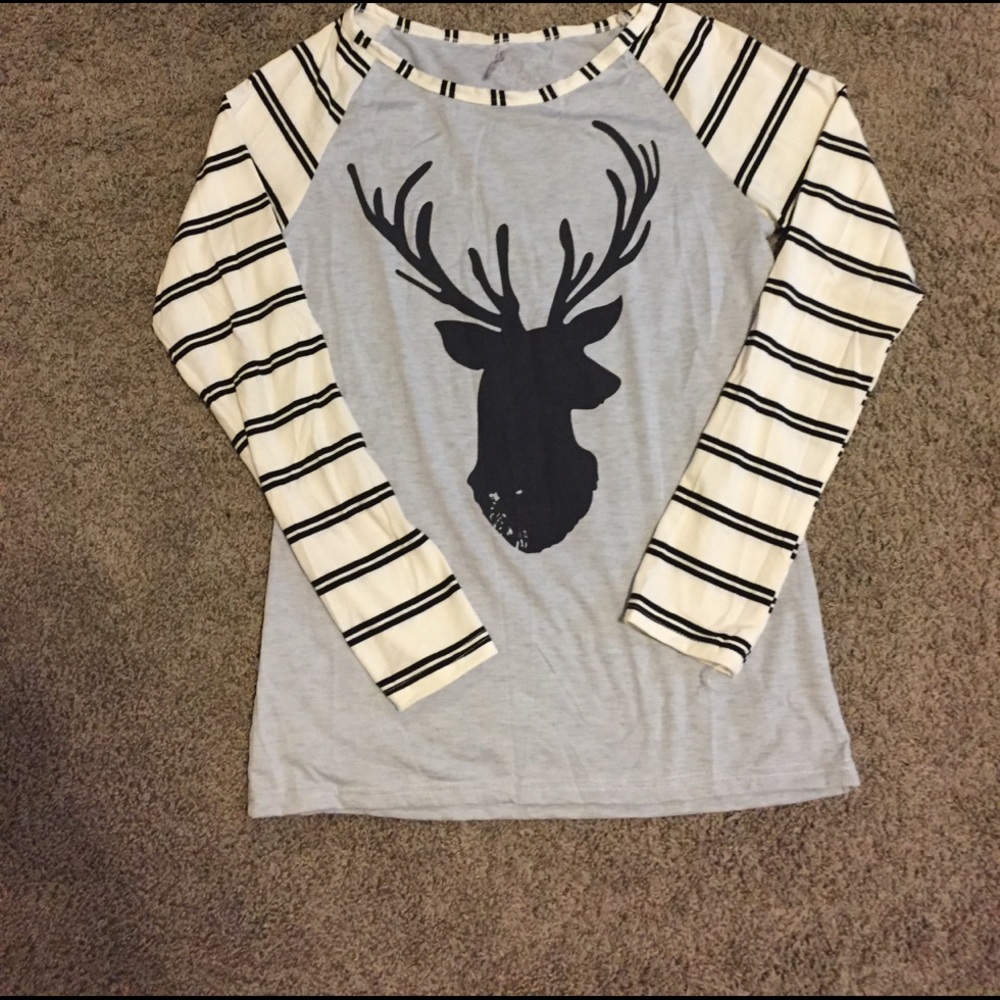 Deer Baseball T-shirt
