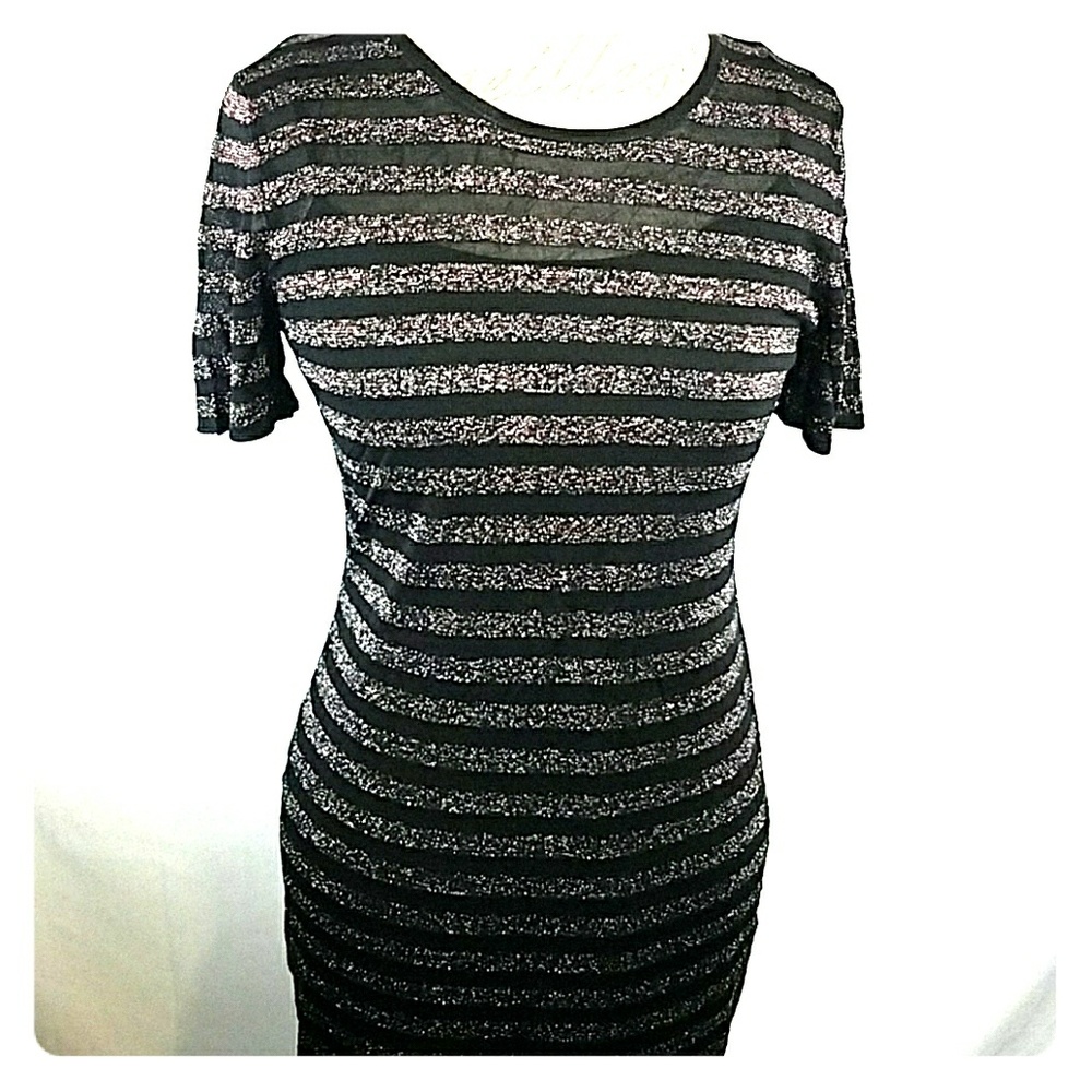 Trina Turk Little Sparkly Black Dress