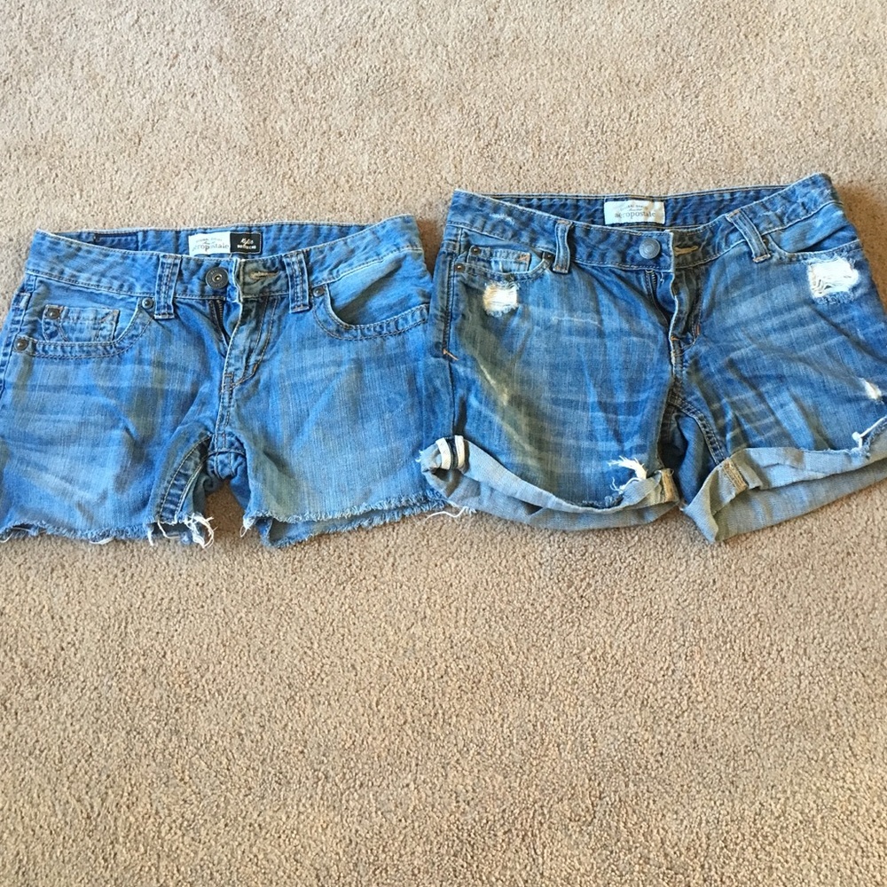 Aeropostale shorts set of 2 for 12 dollars