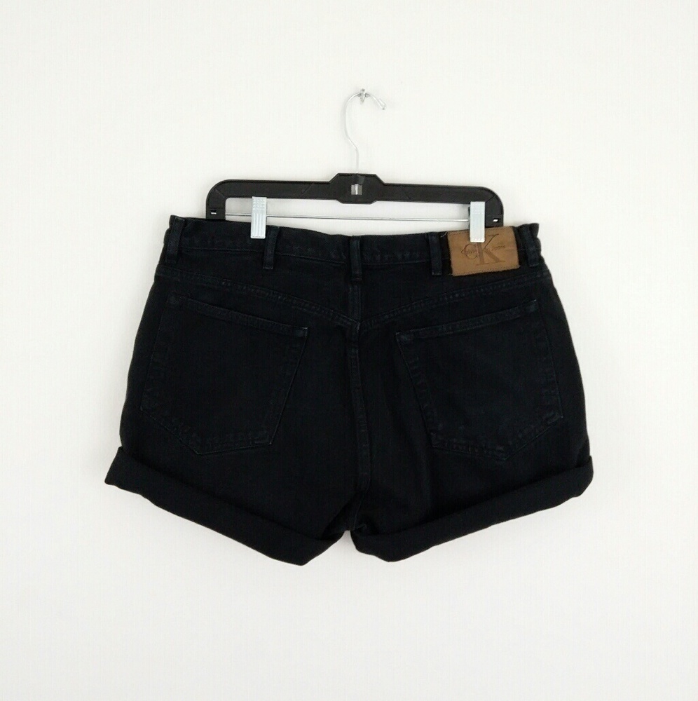 Classic Black CK High Waist Shorts