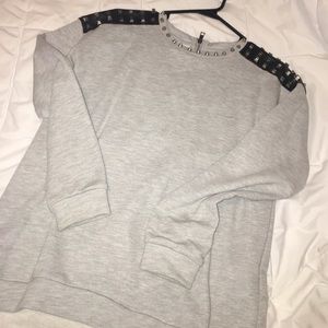 F21 Studded sweatshirt.