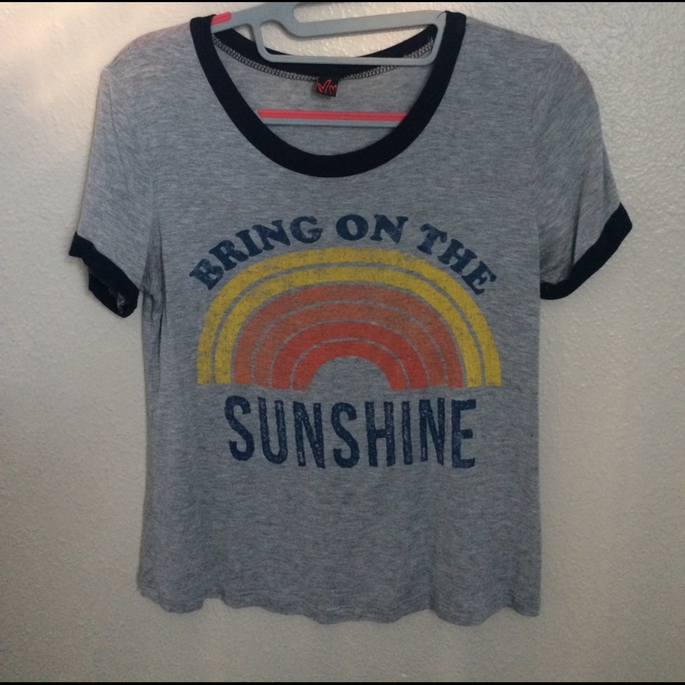 Bring On The Sunshine Cropped Tee