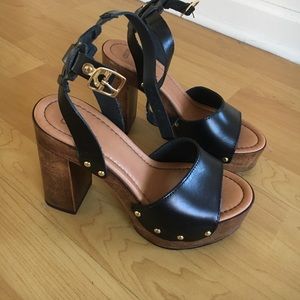 ASOS Black Platform Sandals
