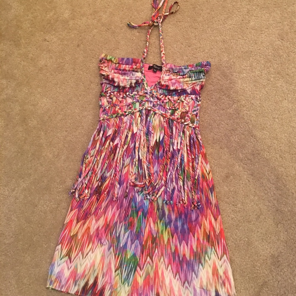 Sky mini dress