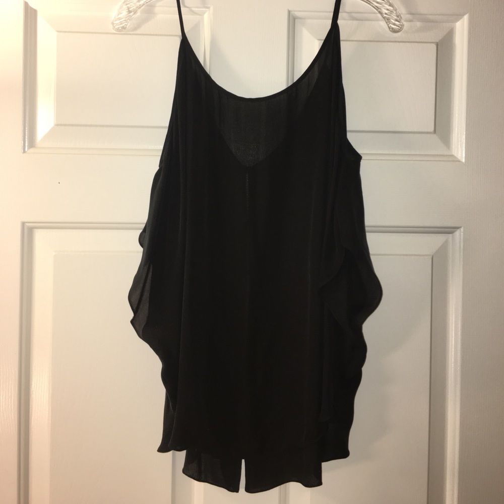 Black sheer top