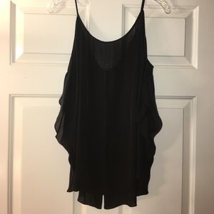 Black sheer top