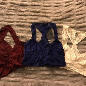 Bundle of three bralettes