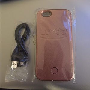 New iPhone 7 rose gold Lumee case.