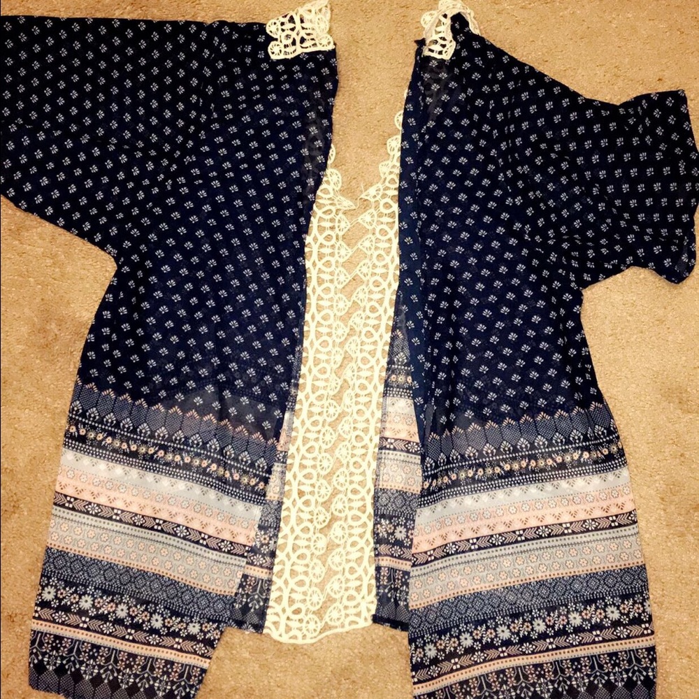Sheer cardigan