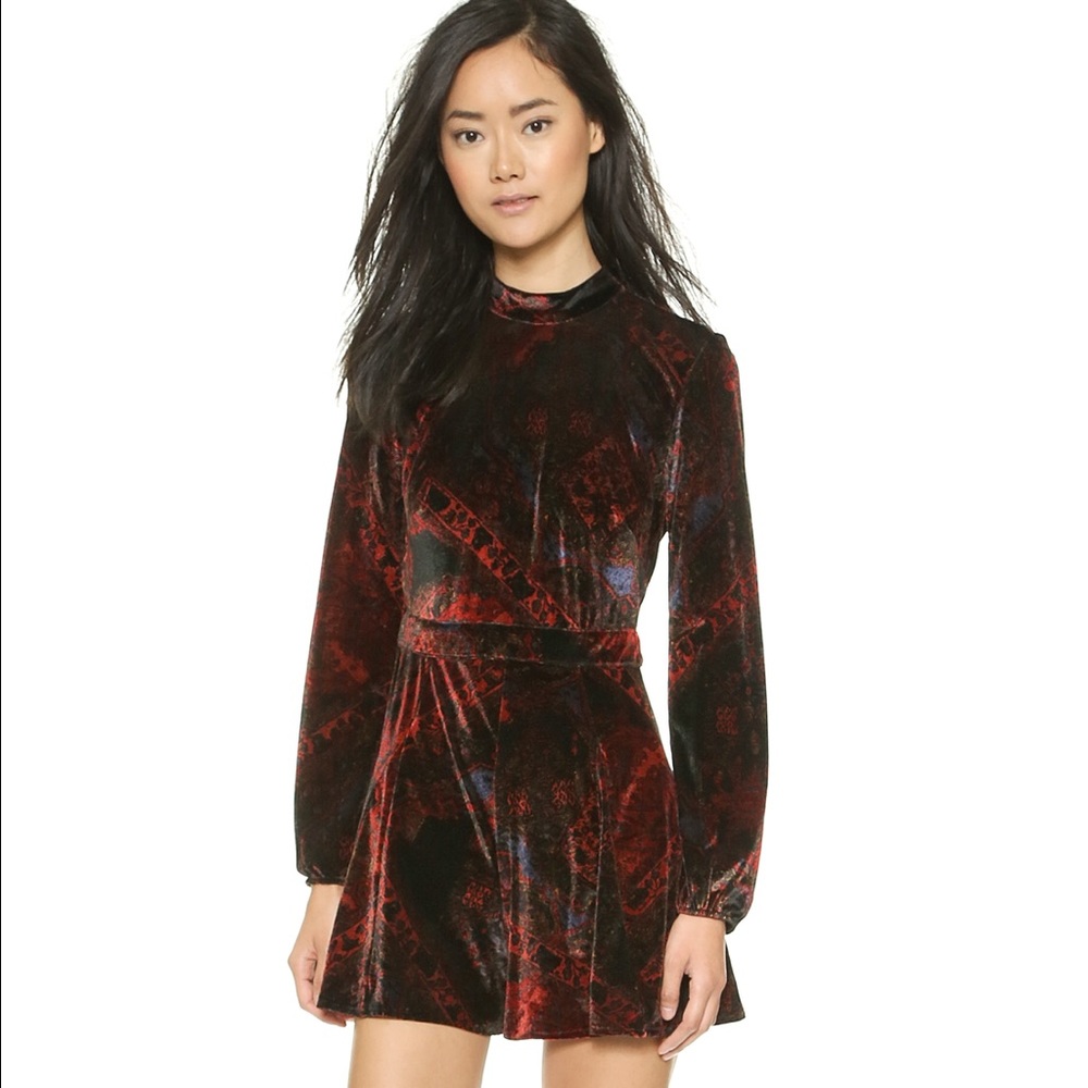 Free People Burnout Velvet Romper