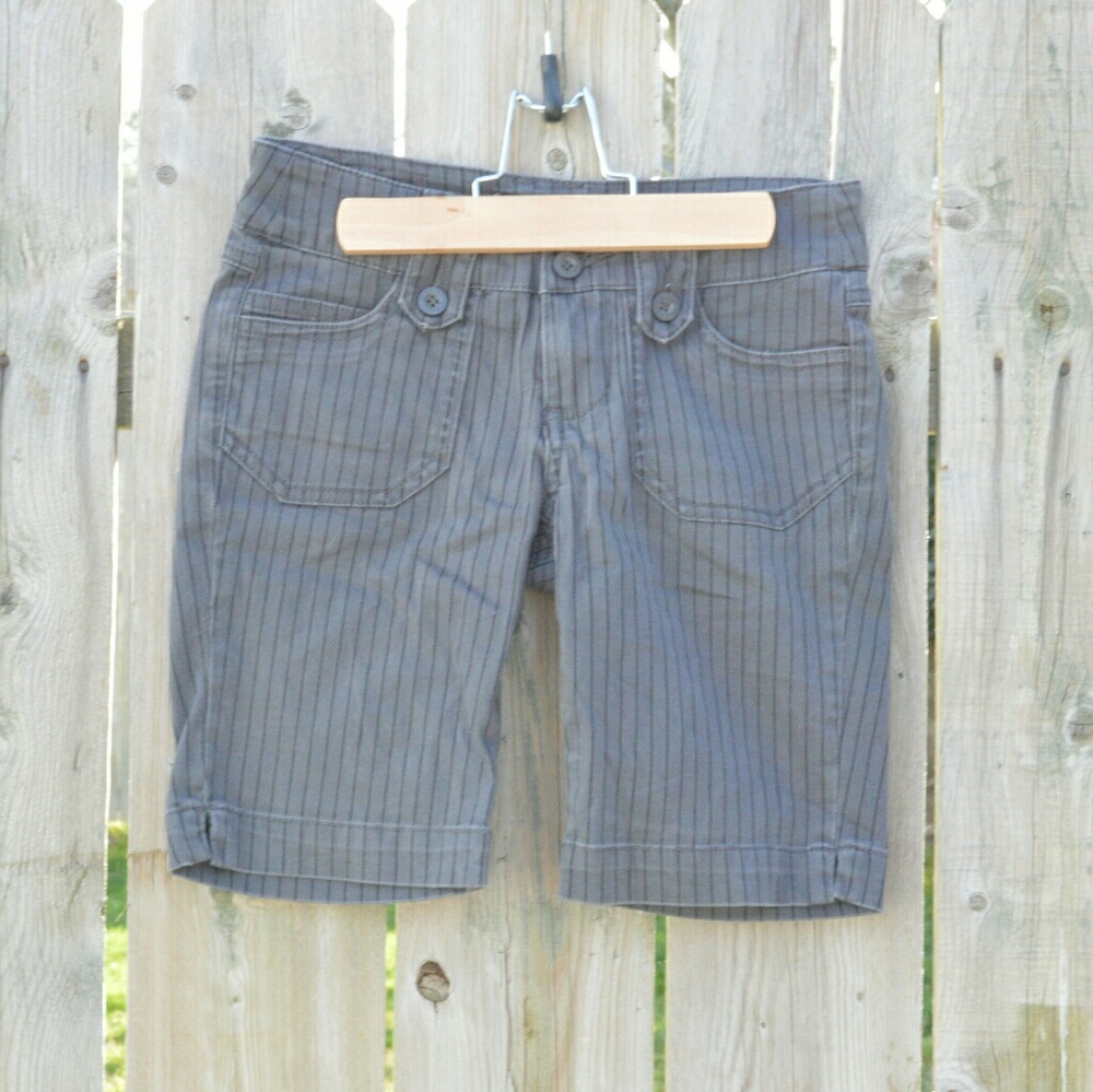 YMI | Pin Stripe Bermuda Shorts