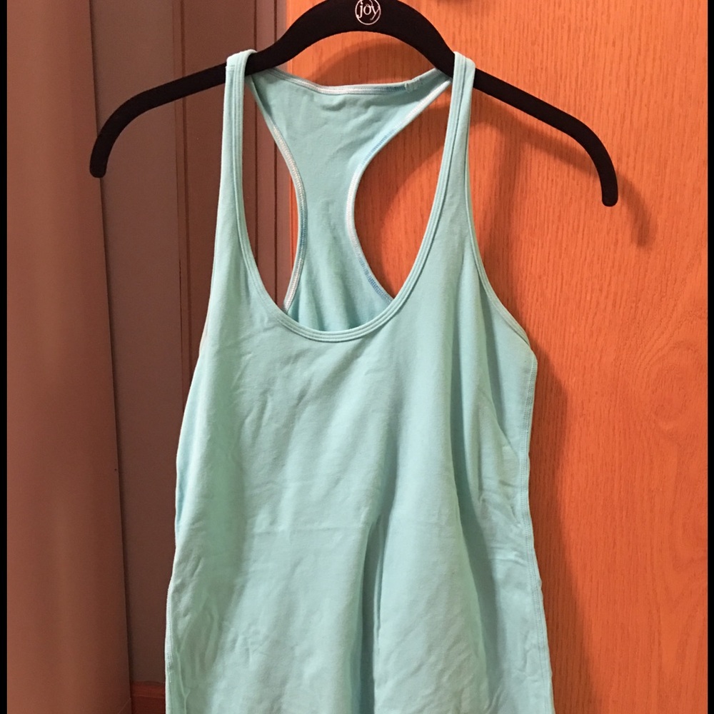 Lululemon athletic tank 8 aqua