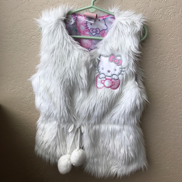 Hello Kitty Other - Hello Kitty "Fur" Girls Vest