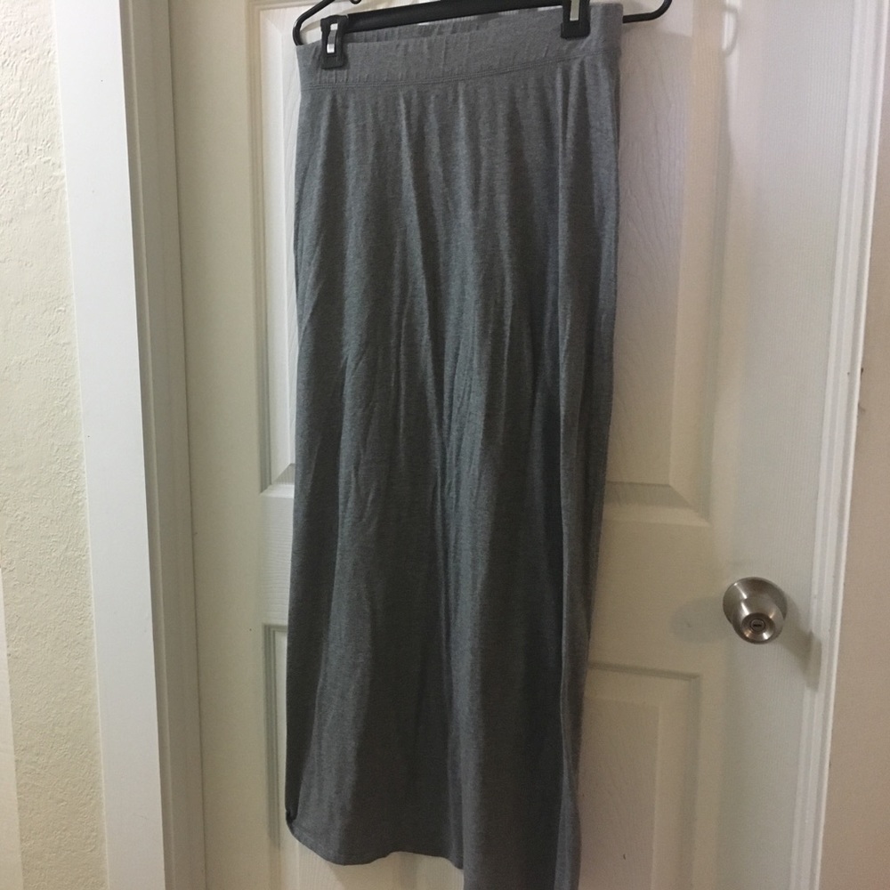 Full Length Grey Skirt