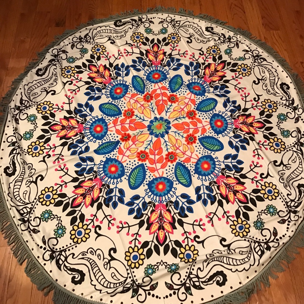 Colorful floral blanket ✨