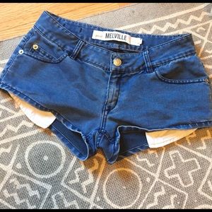 Brandy Melville Medium wash shorts