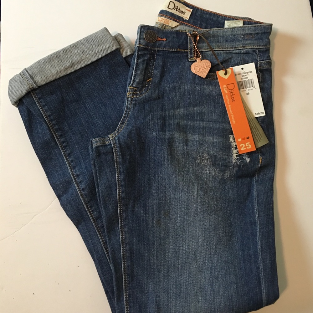 Mid Rise Relaxed Denim