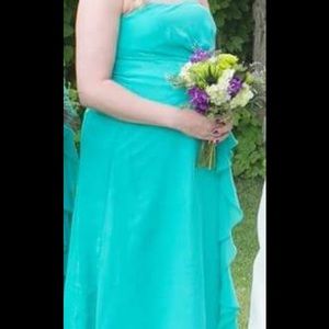 Strapless Formal Maternity Dress