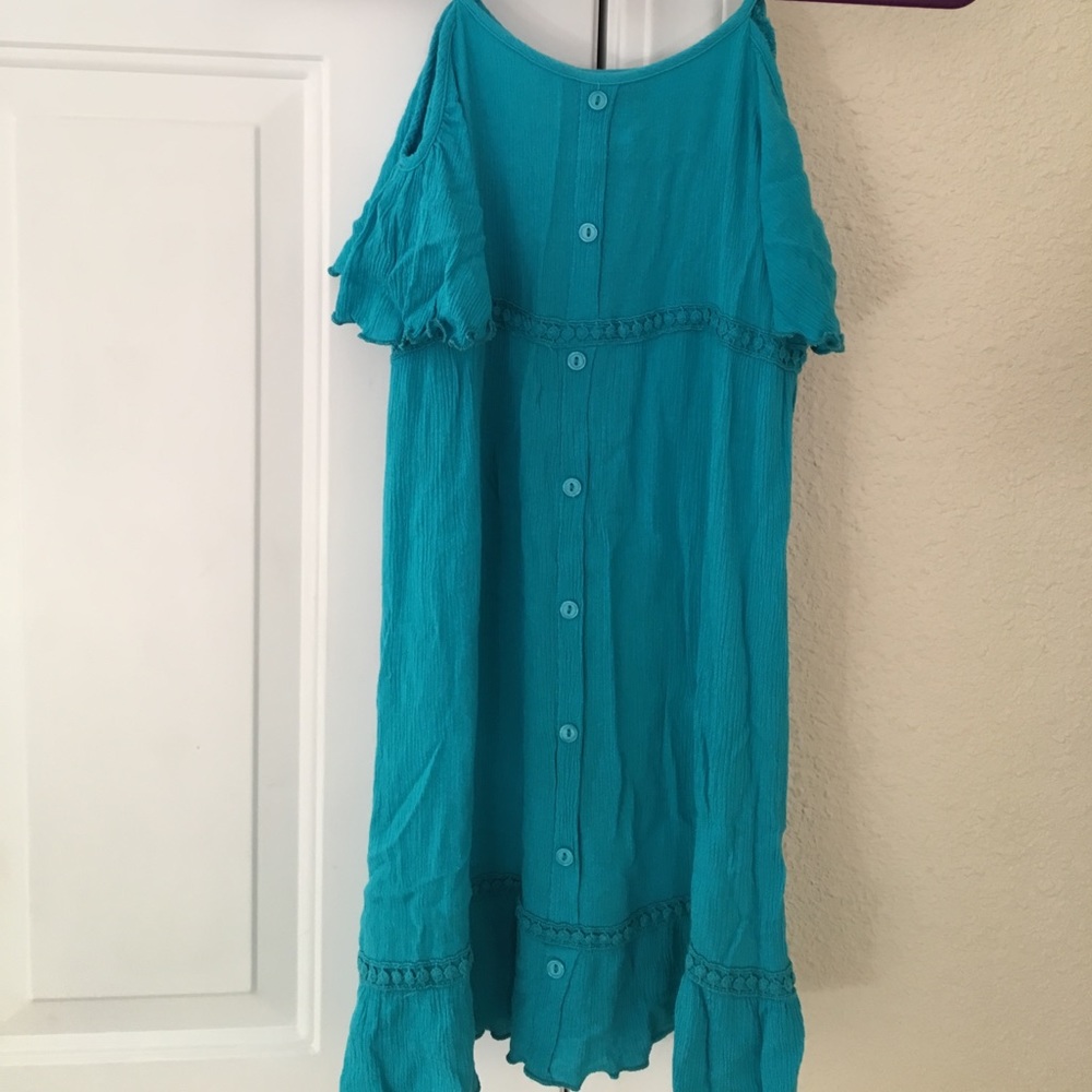 Teal Girls Dress