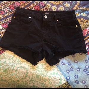 Black 7 for all Mankind shorts