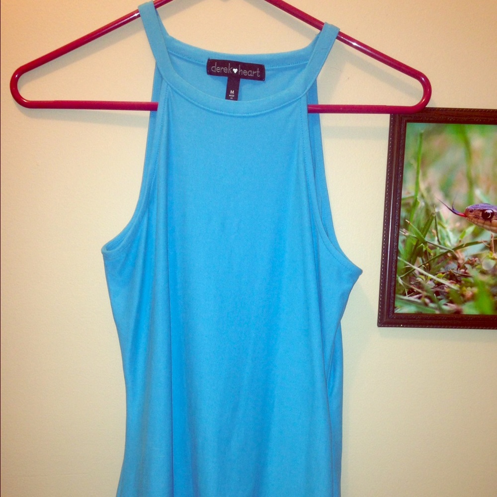 Baby blue tank top