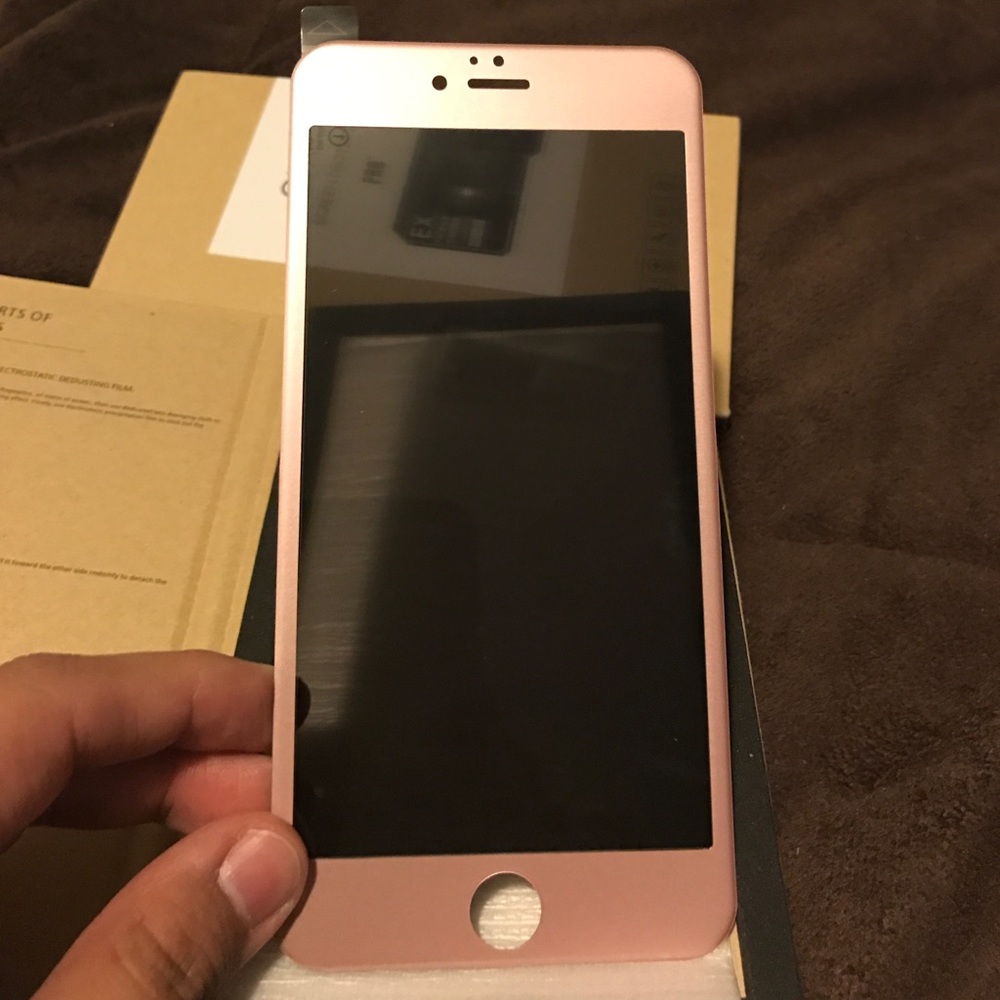 Rose Gold IPhone 6/6s plus Tempered Glass
