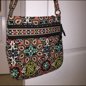 Triple Zip Hipster Crossbody