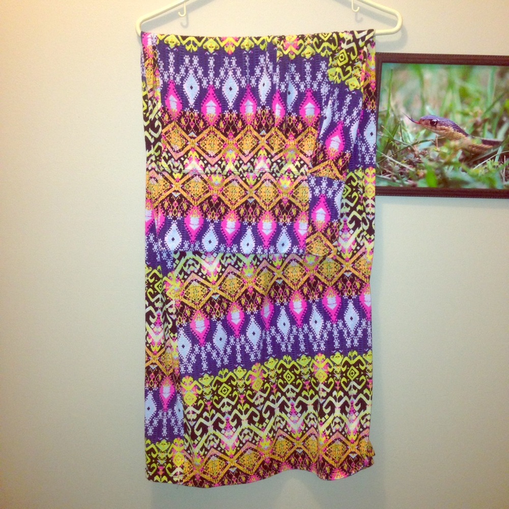 Colorful maxi skirt