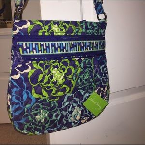 Triple Zip Hipster Crossbody