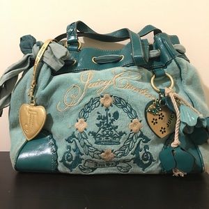 Aqua Juicy Couture Short Strapped Shoulder Bag