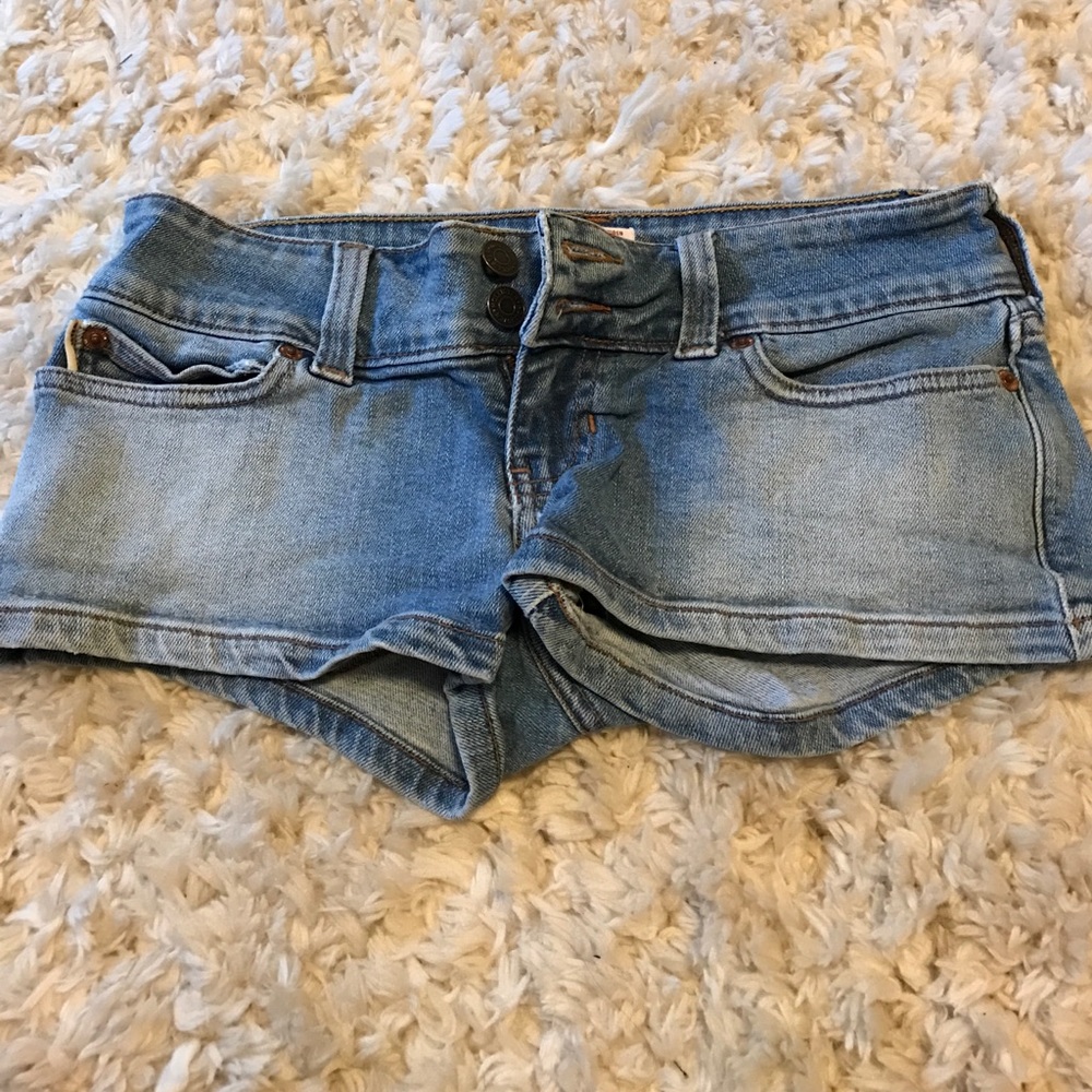 Super short Hollister Jean Shorts