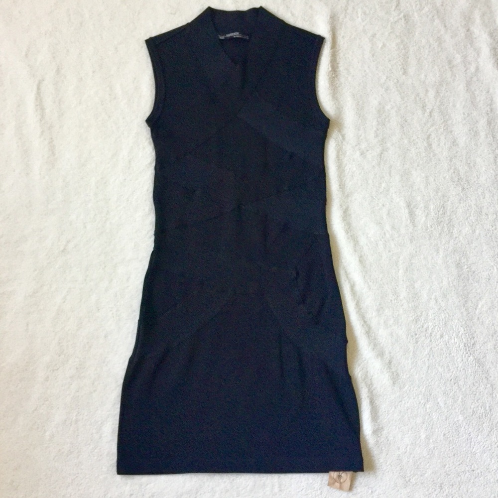 ❌SOLD❌All Saints black body con dress!