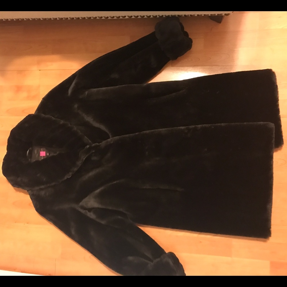 Brown Faux fur coat