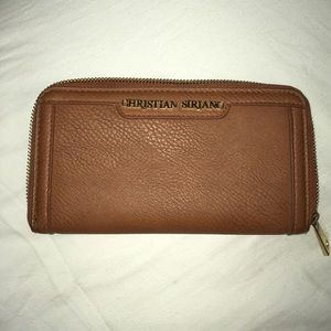 tan wallet!! new!
