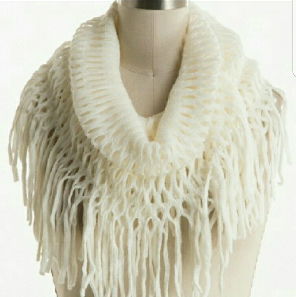 White Infinity Scarf