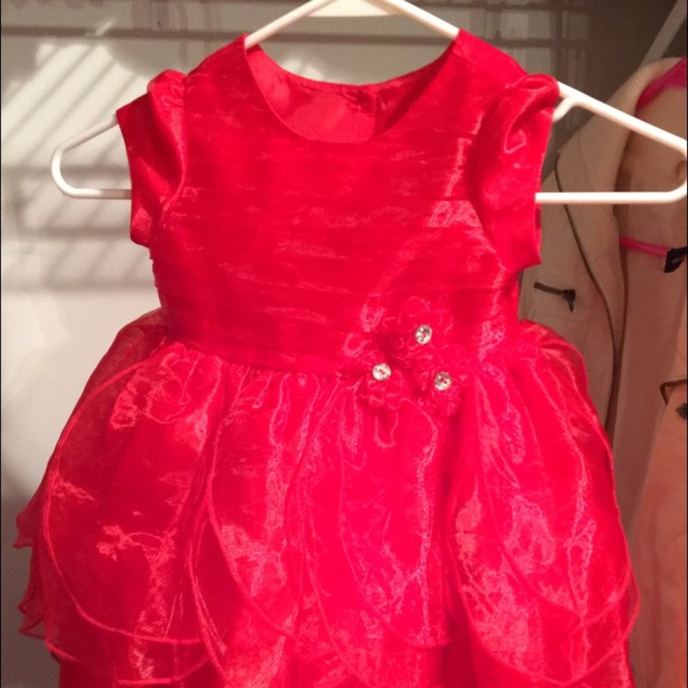 BABY RED DRESS NEVER WORN
