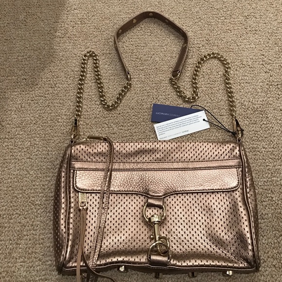 Rebecca Minkoff Handbags - Rebecca Minkoff Mini MAC Perforated Leather Clutch