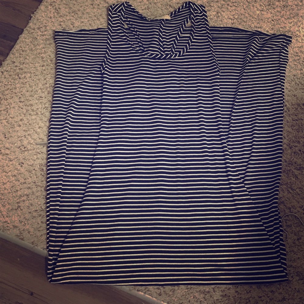 Black&White Striped Maxi 🖤