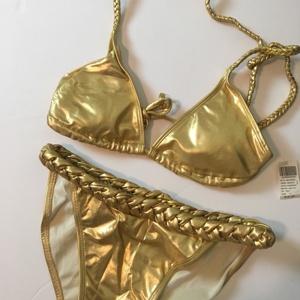 Gold bikini