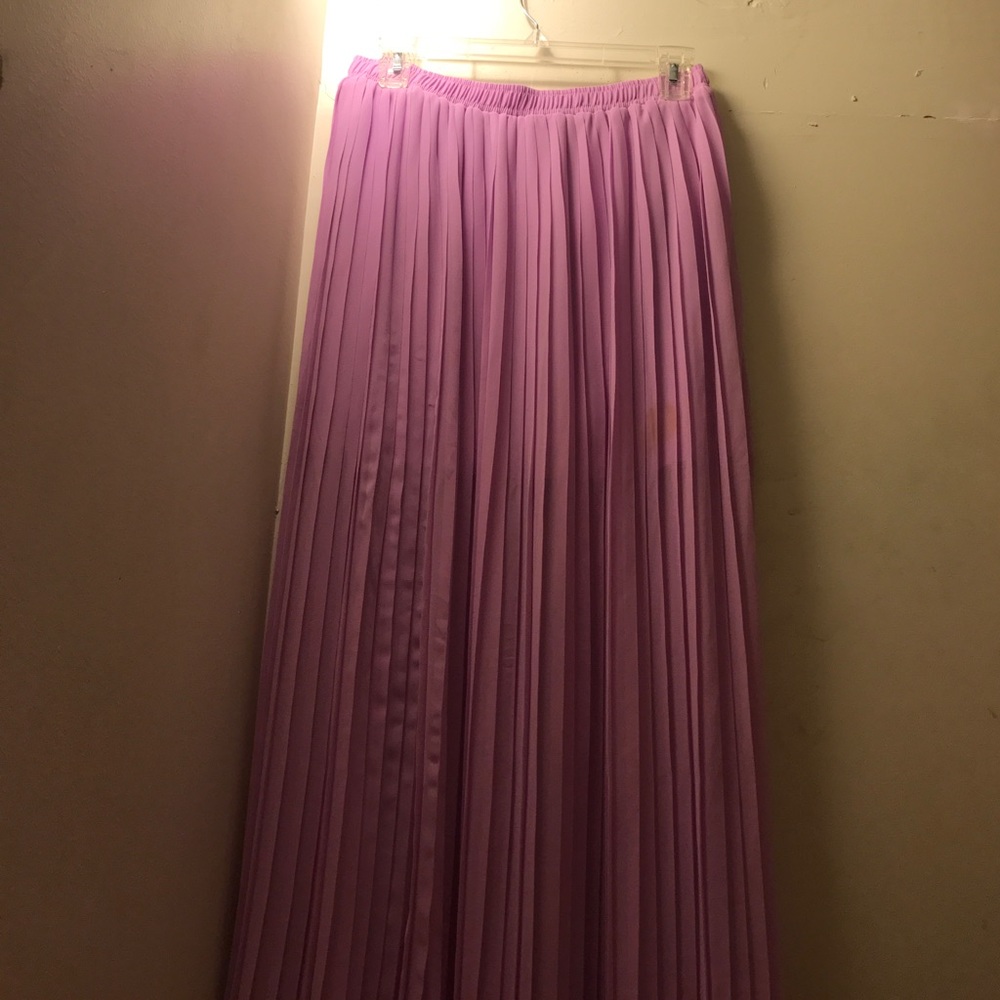 Purple maxi skirt