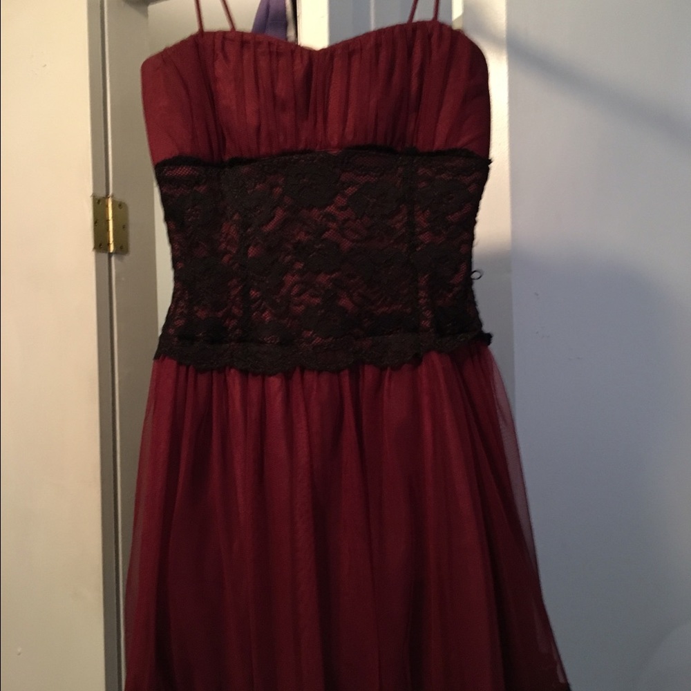 Red n black dress