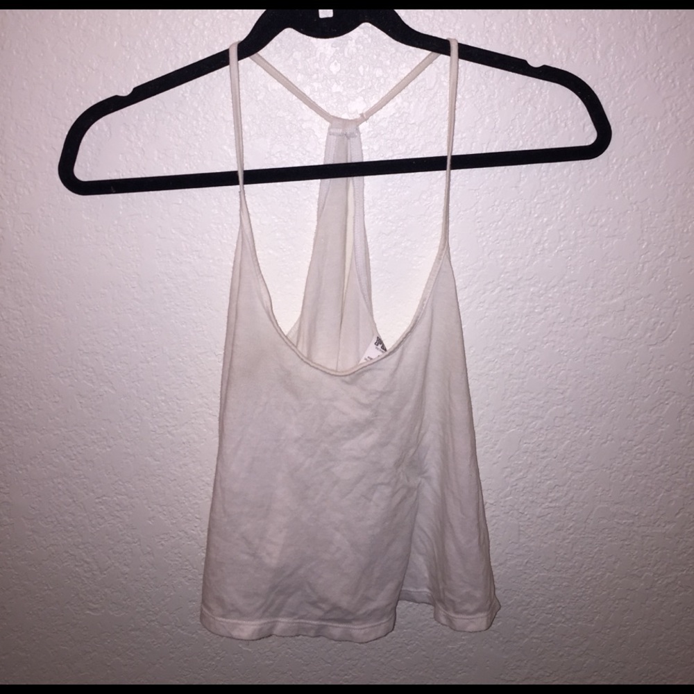 White crop top