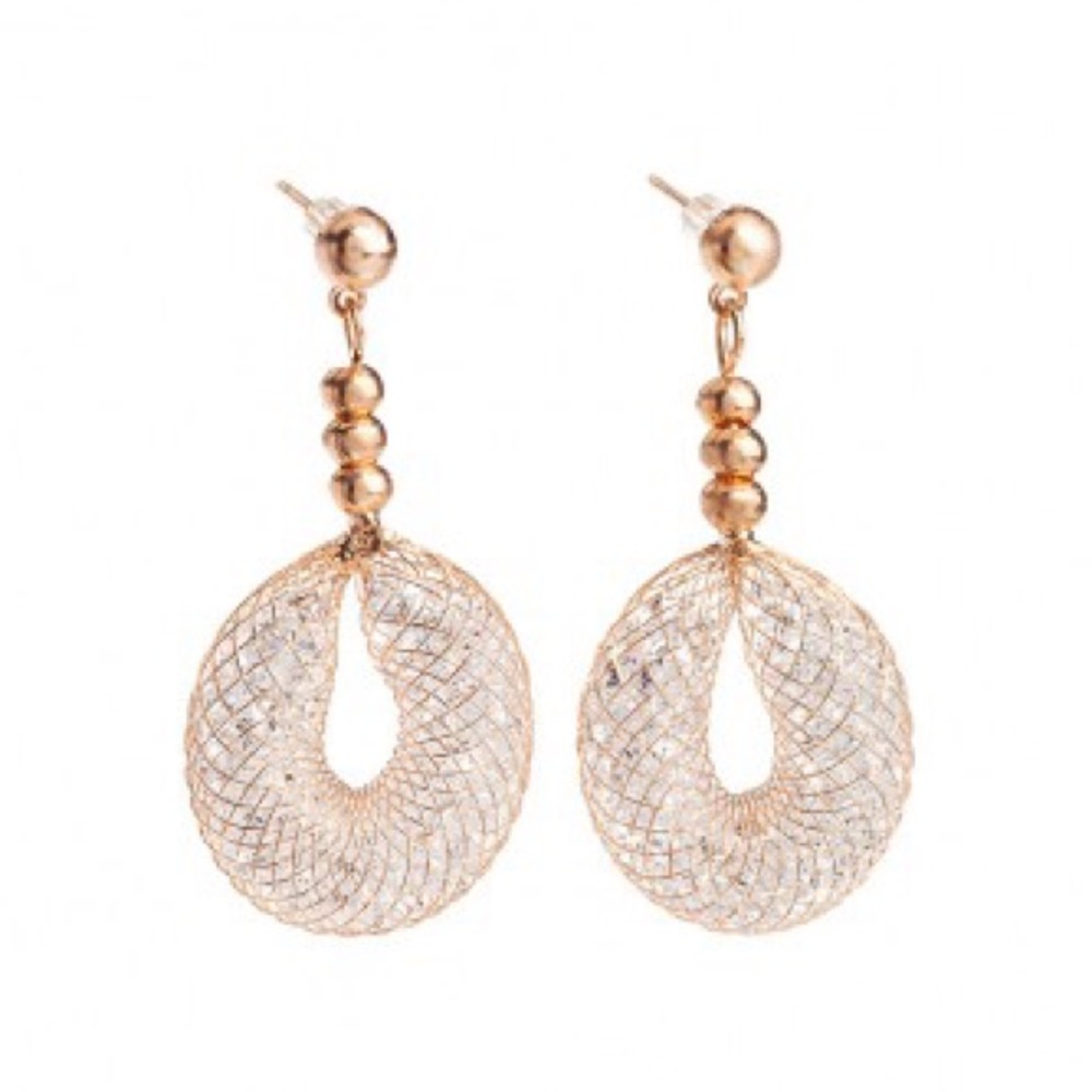 Jimmy Crystal Gold/Silver Plated Earrings
