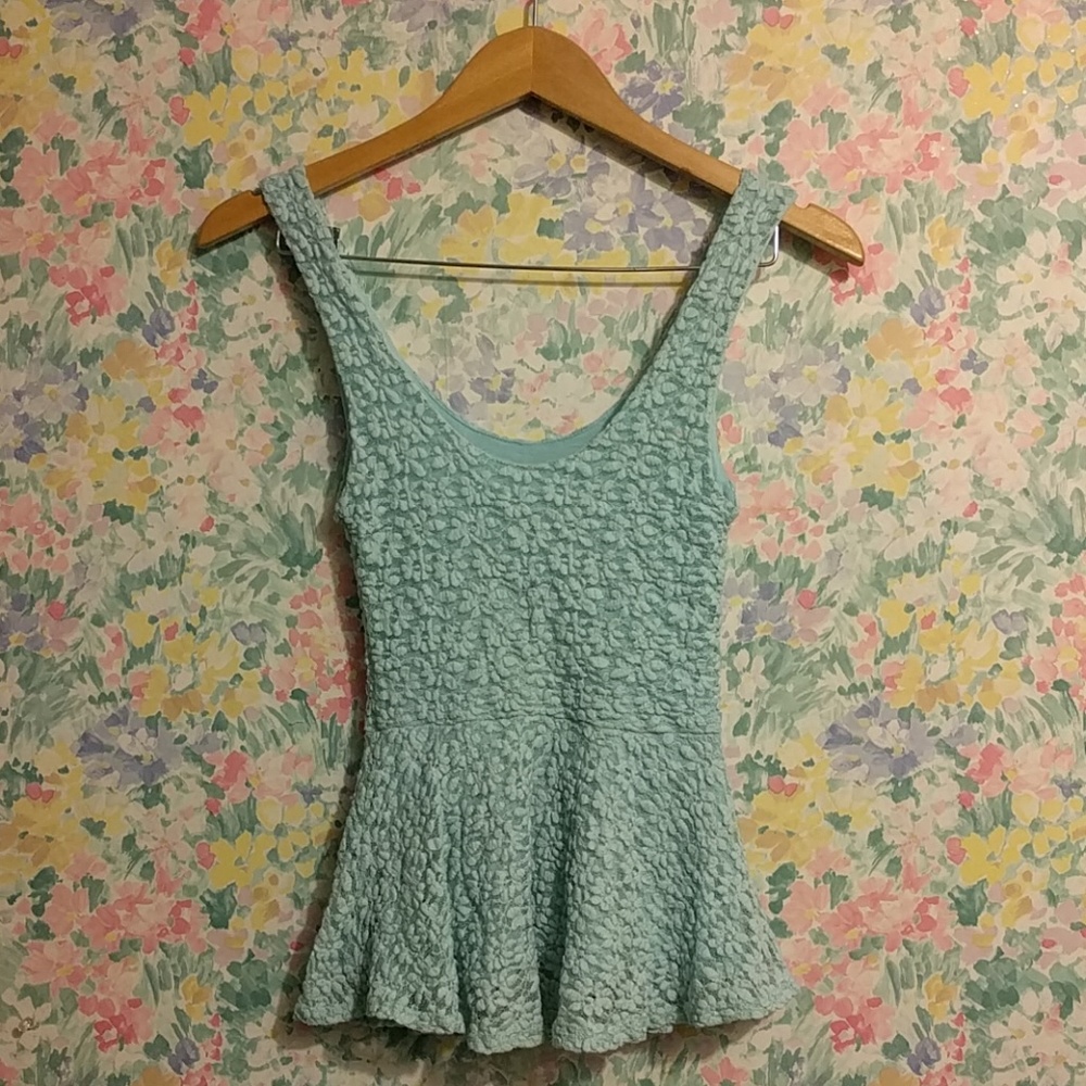 Vintage peplum top