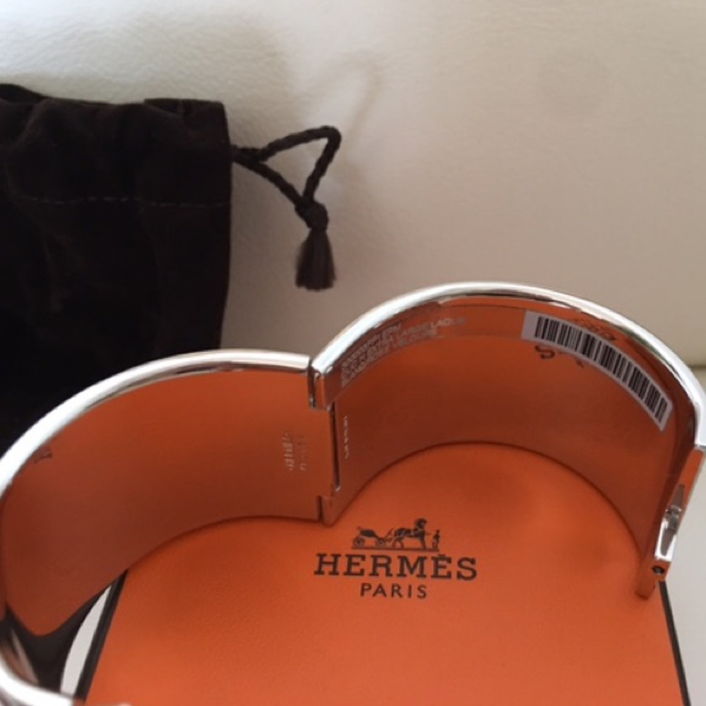 💯 Auth Hermes Clic H Enamel Bracelet NIB - Picture 4 of 7